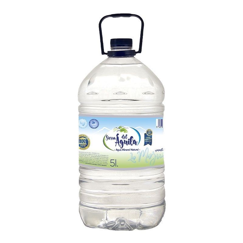 Agua mineral Sierra del Águila 5 litros pack 5 garrafas