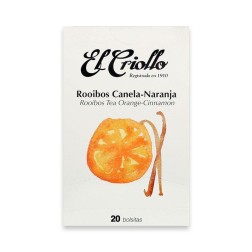Rooibos canela naranja El Criollo 20 ud