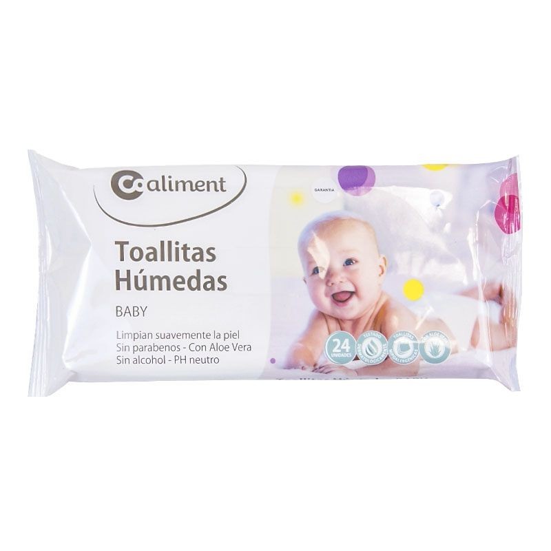 Toallitas húmedas bebé Coaliment 24 ud Toallitas húmedas bebé Coaliment 24 ud