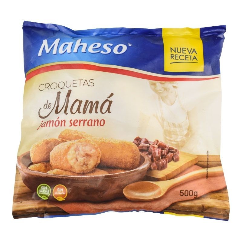 Croquetas de jamón serrano Maheso 500 g Croquetas de jamón serrano Maheso 500 g
