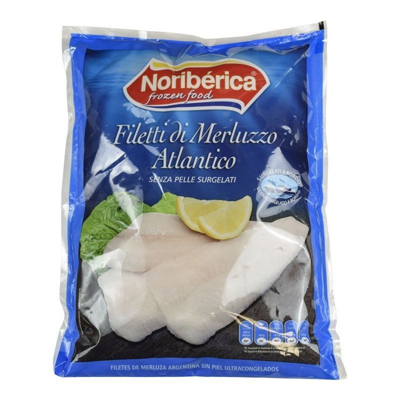 Filetes de merluza Argentina Noribérica 800 g Filetes de merluza Argentina Noribérica 800 g