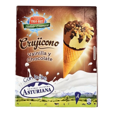 Cono helado vainilla-chocolate AVI 4ud