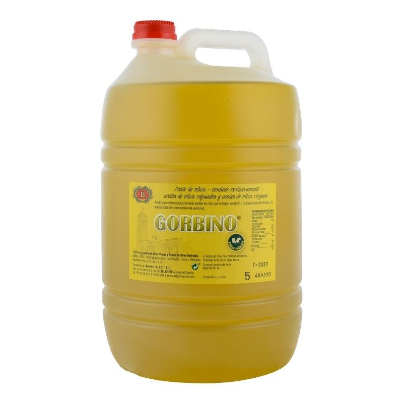Aceite de oliva suave Gorbino 5 litros Aceite de oliva suave Gorbino 5 litros