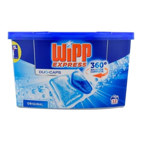 Detergente Wipp Express Original Duo-Caps 12 cápsulas