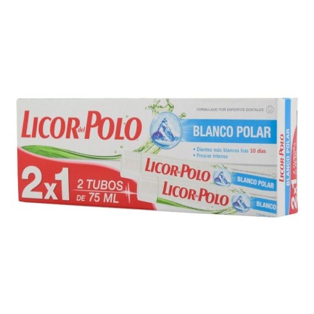 Pasta de dientes Licor del Polo Blanco Polar 2x75 ml