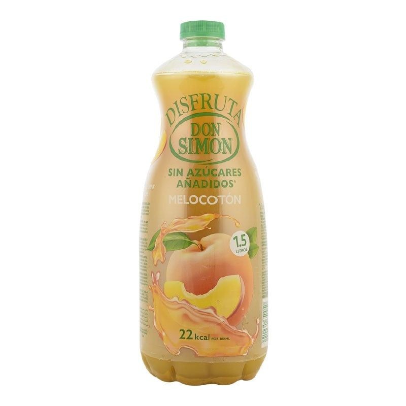 Zumo melocotón sin azúcar Don Simón 1.5 litros