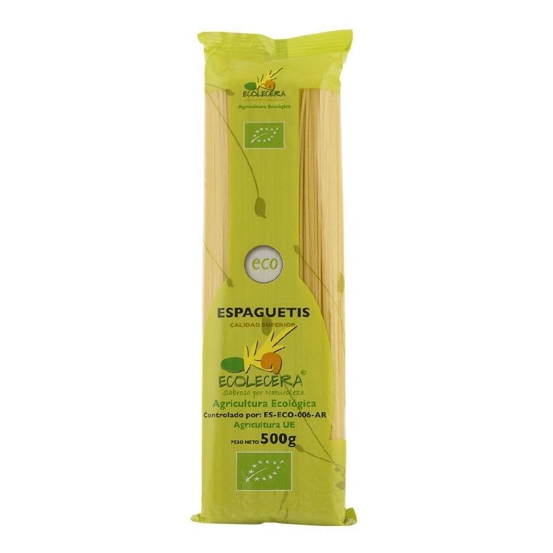 Espaguetis ecológicos Ecolecera 500 g