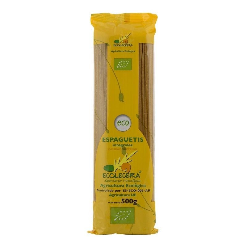 Espaguetis integrales ecológicos Ecolecera 500 g