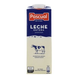 Leche entera Pascual 1 litro pack 6