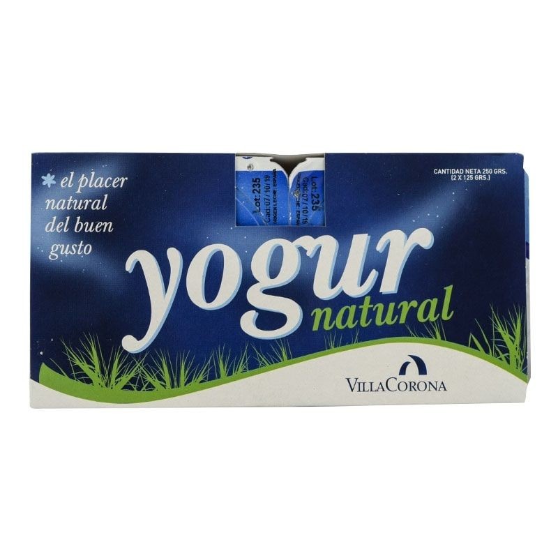 Yogur natural Villacorona 4x125 g