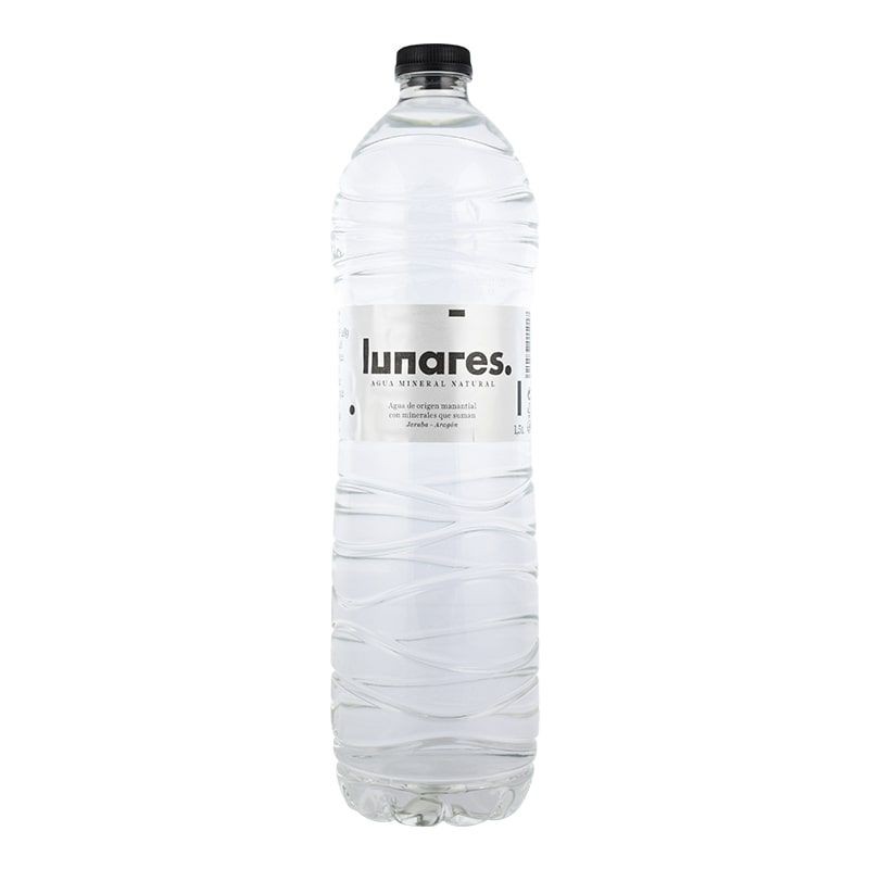 Agua mineral Lunares 1.5 litros 2 packs de 6 botellas