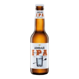 Cerveza Ambar IPA 33 cl pack 12 botellines