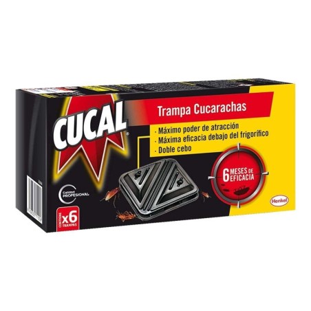 Trampa cucarachas Cucal 6 ud