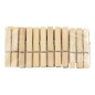 Pinzas de madera Coaliment 24 ud Pinzas de madera Coaliment 24 ud