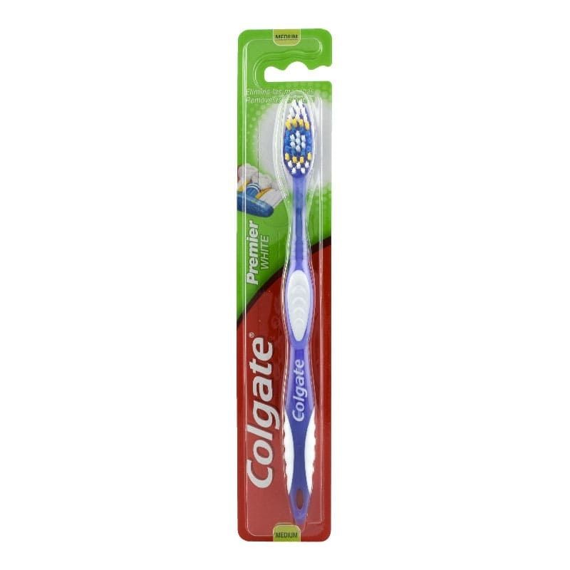 Cepillo de dientes Colgate Premier White dureza media Cepillo de dientes Colgate Premier White dureza media