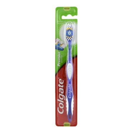 Cepillo de dientes Colgate Premier White dureza media