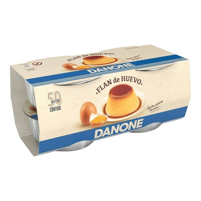 Flan de huevo Danone 4x100 g Flan de huevo Danone 4x100 g