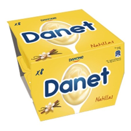 Natillas vainilla Danet Danone 8x120 g