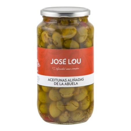 Aceitunas aliñadas de la abuela José Lou 930 g