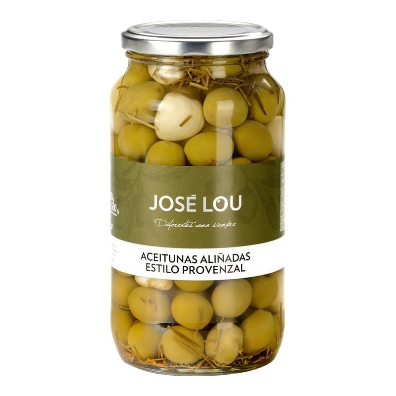 Aceitunas aliñadas estilo provenzal José Lou 950 g