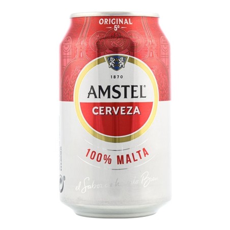 Cerveza Amstel 33 cl pack 24 latas