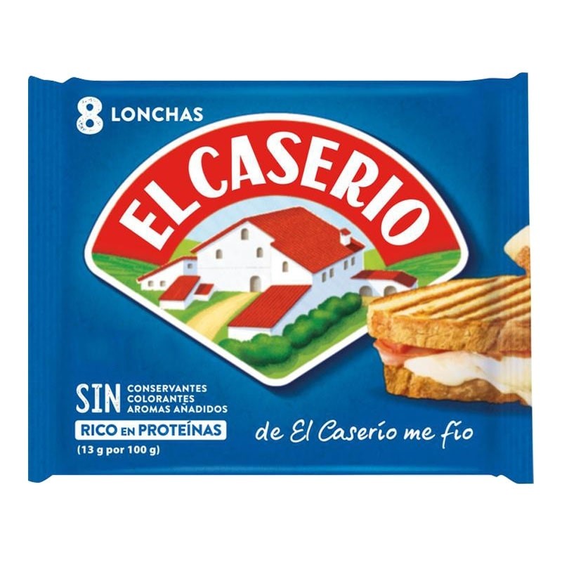 Queso fundido El Caserío 8 lonchas Queso fundido El Caserío 8 lonchas