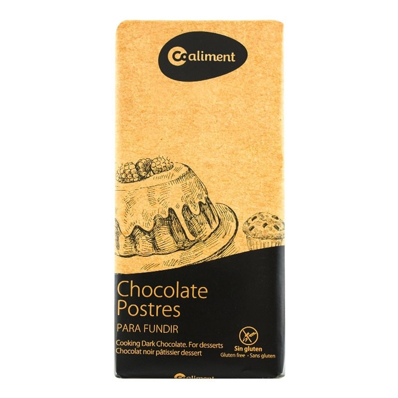 Chocolate para fundir especial postres tableta Coaliment 200 g