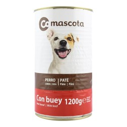 Comida húmeda para perros con buey Comascota 1.2 kg