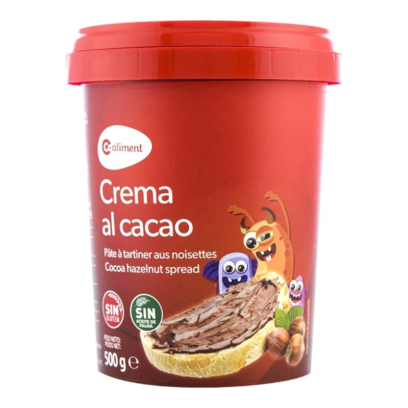 Crema de cacao para untar Coaliment 500 g