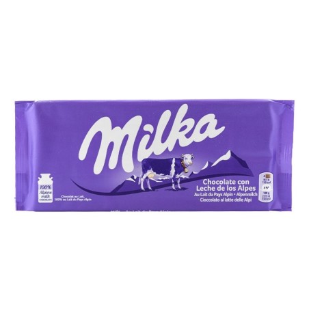 Chocolate con leche Milka tableta 125 g