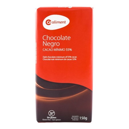 Chocolate negro 55% cacao Coaliment tableta 150 g