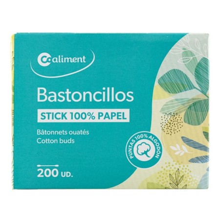 Bastoncillos higiénicos para oídos Coaliment 200 ud