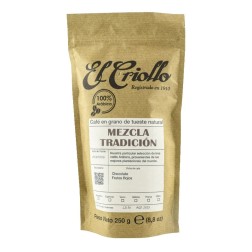 Café en grano mezcla tradición El Criollo  250 g