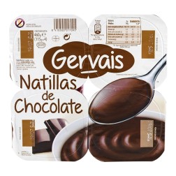 Natillas de chocolate Gervais 4x115 g