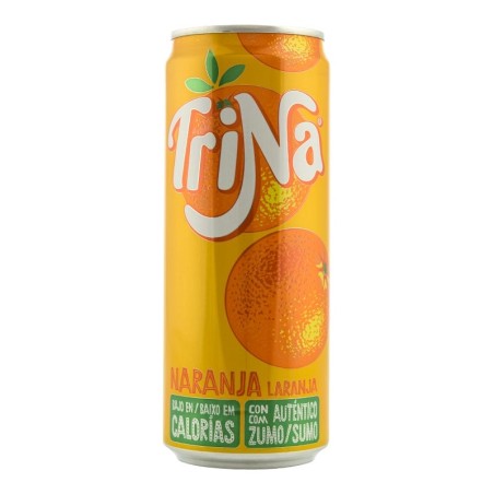 Refresco naranja sin gas Trina 33 cl pack 24 latas