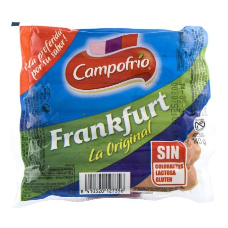 Salchichas de Frankfurt Campofrío 140 g