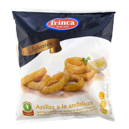 Anillas de pota rebozadas a la andaluza Frinca 500 g