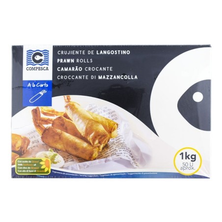 Crujiente de langostino Compesca 1 kg 50 ud