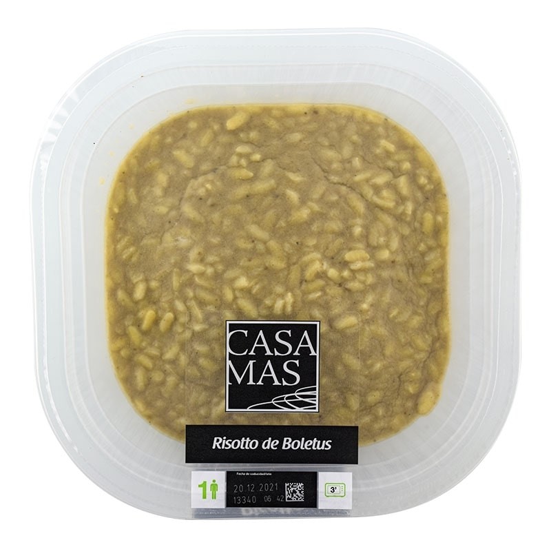 Risotto de boletus Casa Mas 1 ración 280 g Risotto de boletus Casa Mas 1 ración 280 g