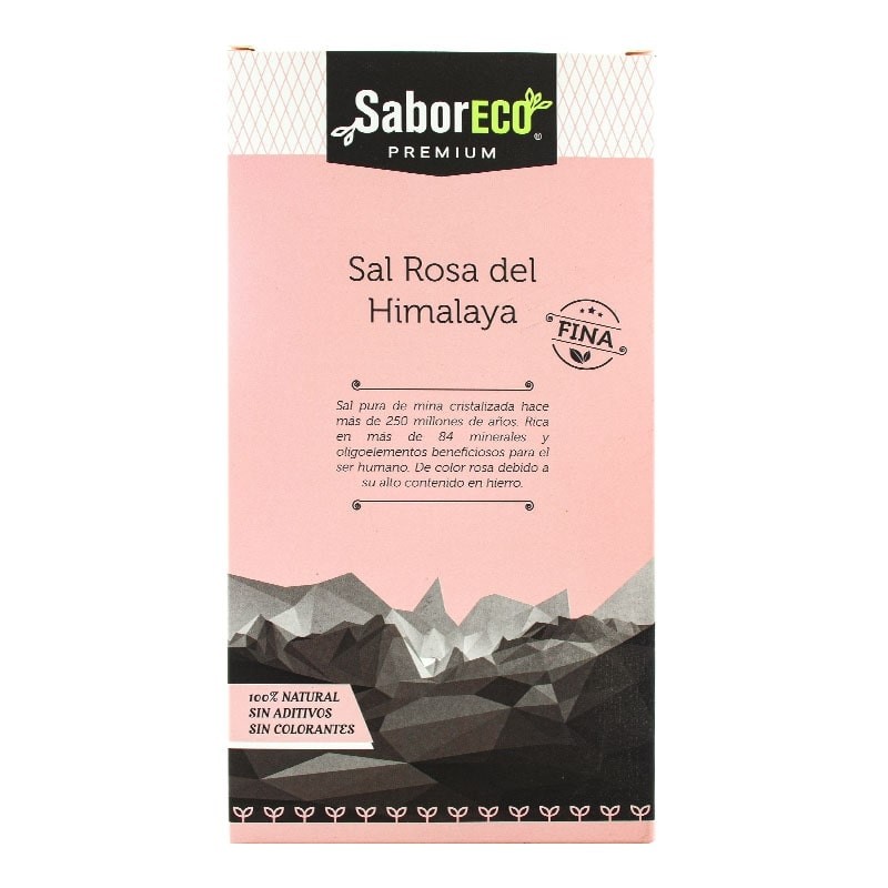 Sal rosa fina del Himalaya Saboreco 1 kg