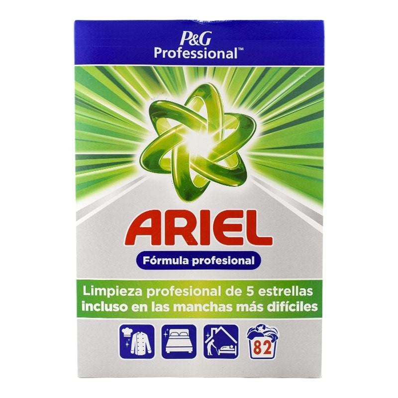 Detergente en polvo Ariel profesional 82 lavados Detergente en polvo Ariel profesional 82 lavados