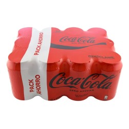 Coca Cola Zero 33 cl pack 12 latas - Nacional