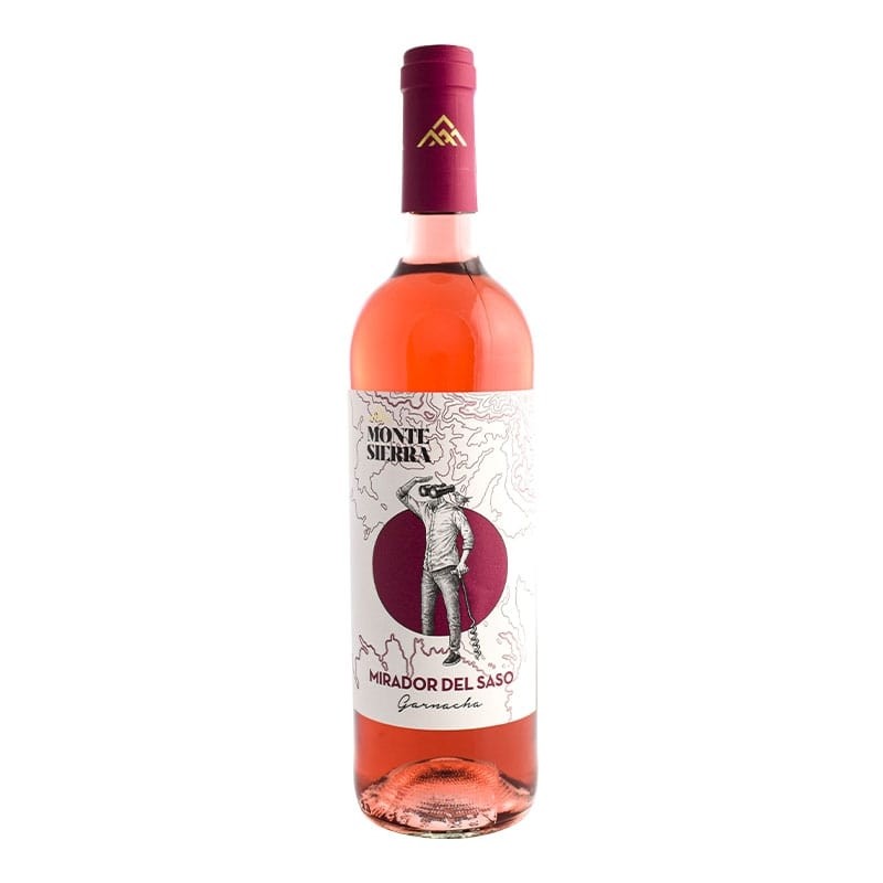 Vino rosado Mirador del Saso Montesierra 75 cl Vino rosado Mirador del Saso Montesierra 75 cl