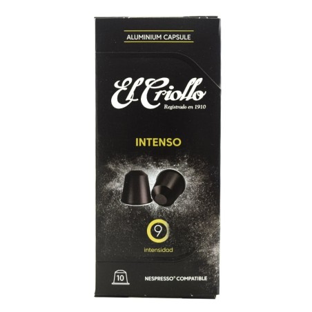 Cápsulas café El Criollo Intenso 10 ud