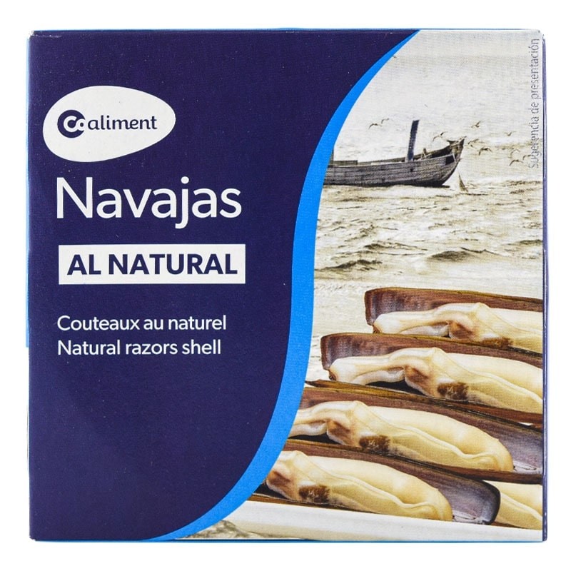 Navajas al natural Coaliment 111 g