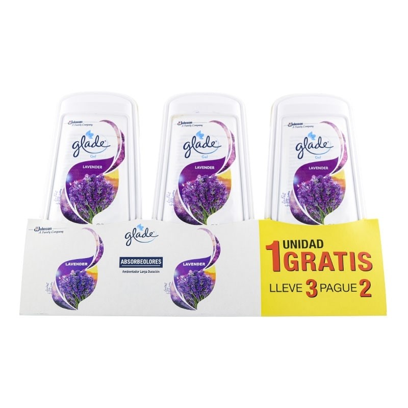 Absorbe olores lavanda Glade Brise 2 ud +1 gratis Absorbe olores lavanda Glade Brise 2 ud +1 gratis