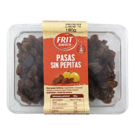 Uvas pasas sin pepitas Frit Ravich 180 g