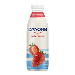 Yogur líquido fresa Danone botella 550 g
