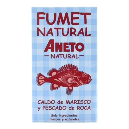 Fumet caldo de marisco y pescado de roca natural Aneto 1 litro