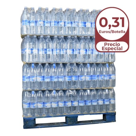 Agua mineral Sedovin 1.5 litros palet 84 packs de 6 botellas